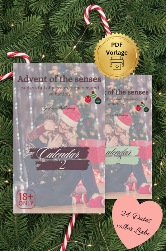 Two Romantic Couple Advent Calendars for 24 love Dates - sexy Christmas Calendar for date nights - advent calendar for girlfriend & boyfriend Digital